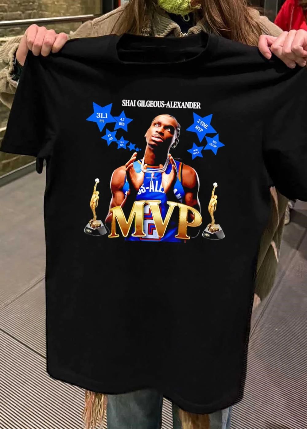 Shai Gilgeous-Alexander MVP Trophy Basketball shirt