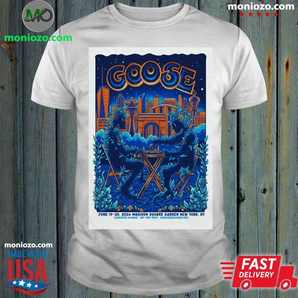 Goose Jun 19-20, 2026 New York, NY Event Poster T-Shirt