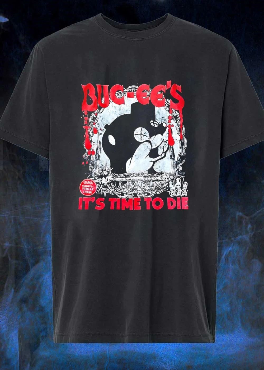 Buc-Cee’s Grim Mascot Gun It’s Time To Die T-Shirt
