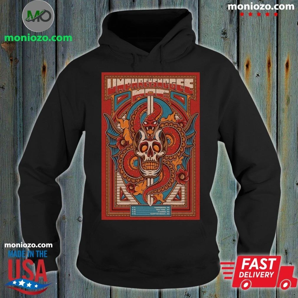 Original Umphrey’s McGee and Moe. 6 11 Harrisburg, PA 6 12 New York, NY 6 13 Hyannis, MA 6 14 Hampton Beach, NH Poster Shirt