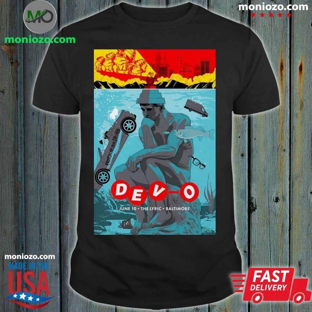Original Devo Baltimore MD Tour On June 10 2026 Poster Shirt