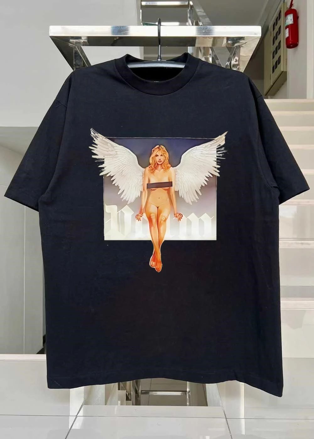 Yadon Angel With Wings Censored Female shirt
