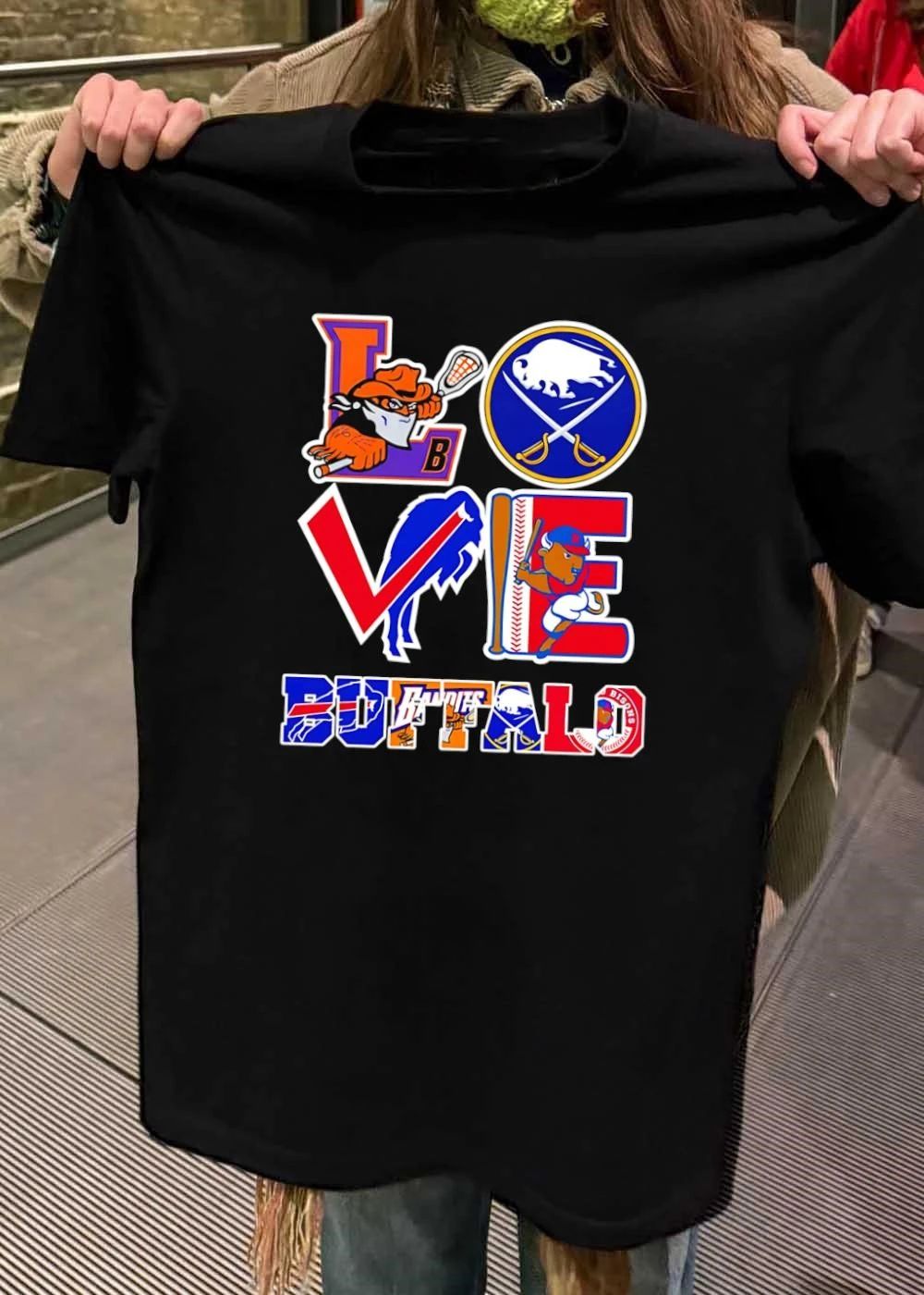 Buffalo Sports Teams Love Buffalo Logo T-Shirt