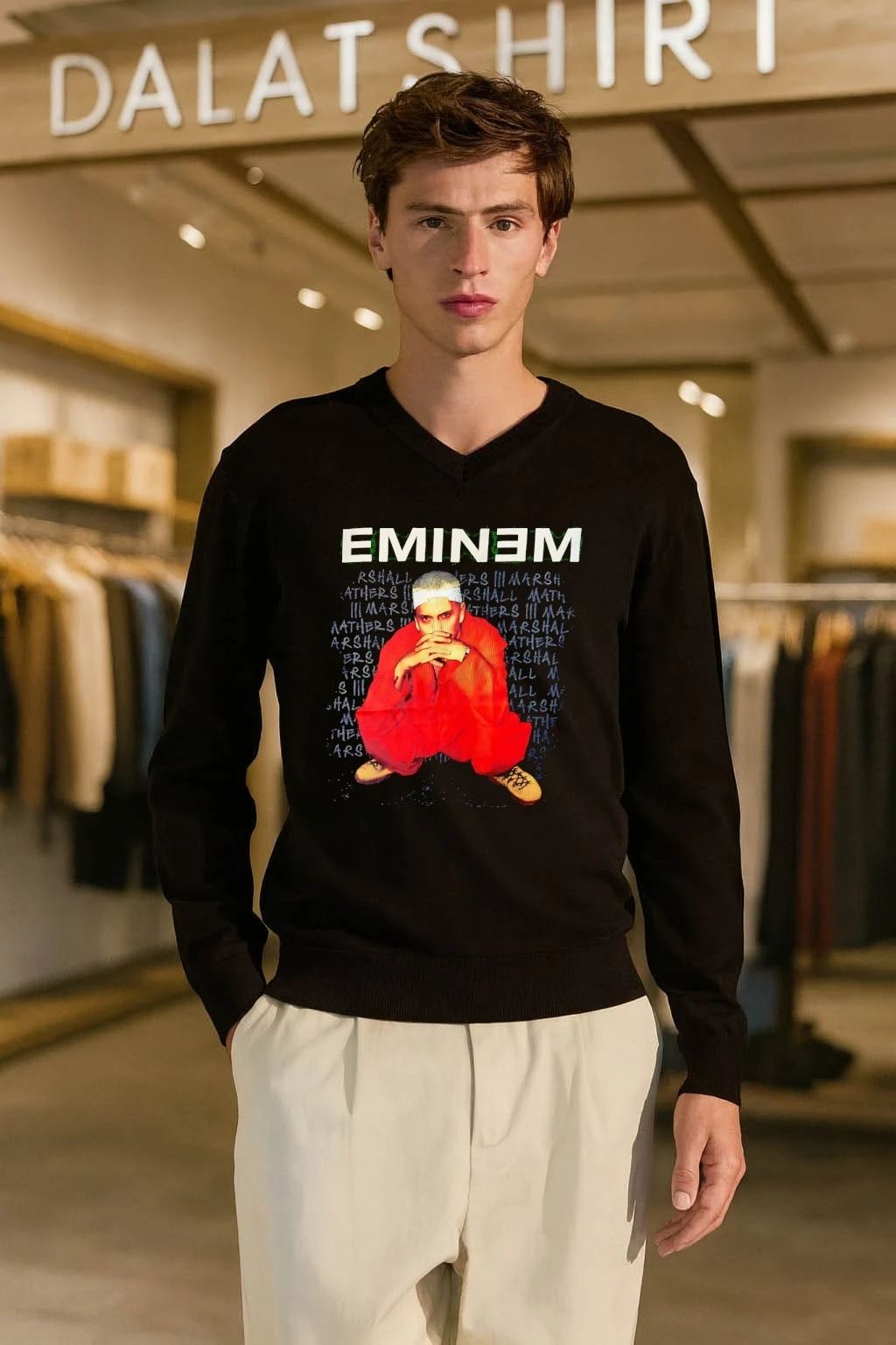 Eminem Marshall Mathers III Red Jumpsuit Album shirt