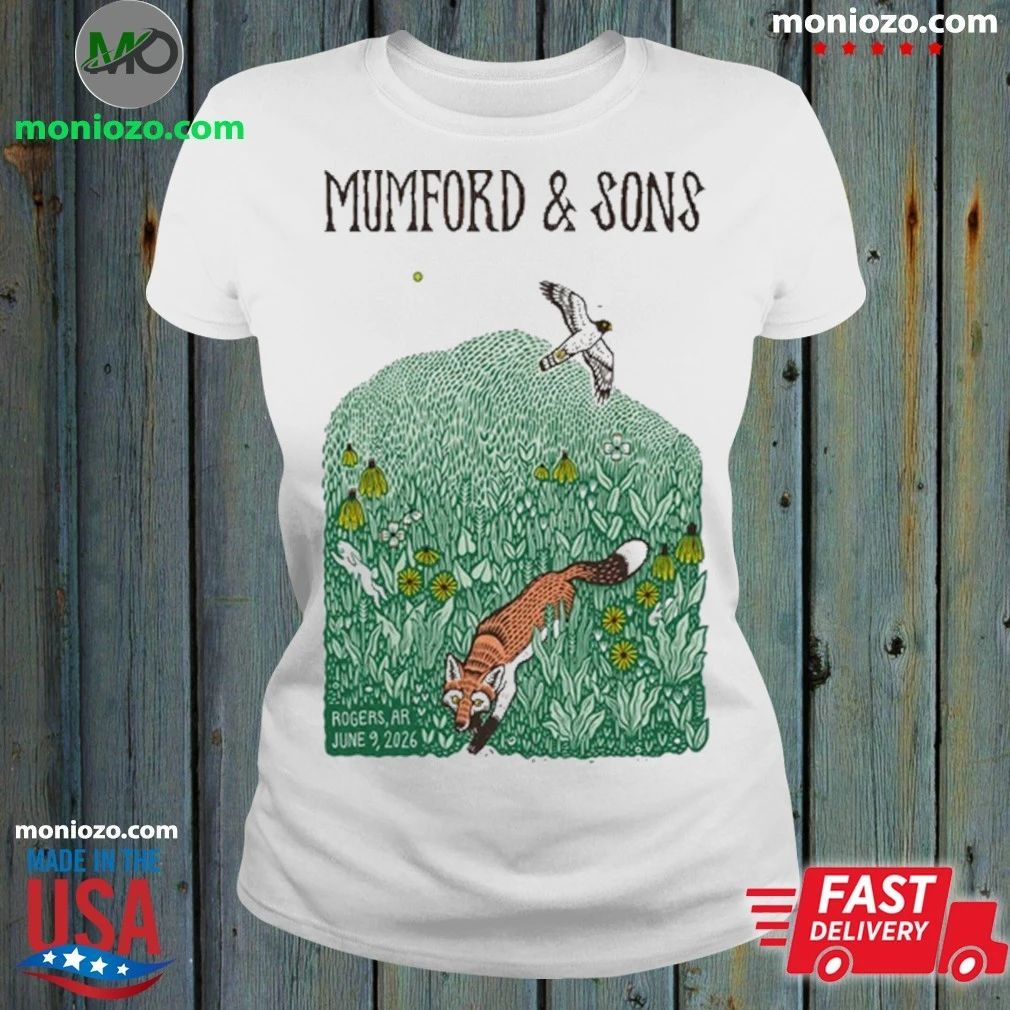 Original Mumford And Sons Walmart AMP In Rogers AR June 9 2026 Shirt
