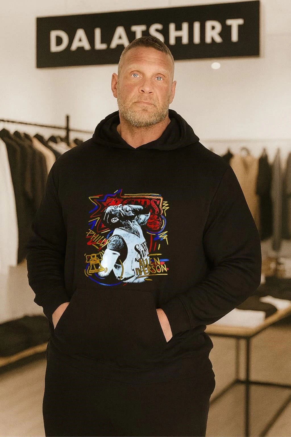 Porter Martone Allen Iverson Chalked Up graphic shirt
