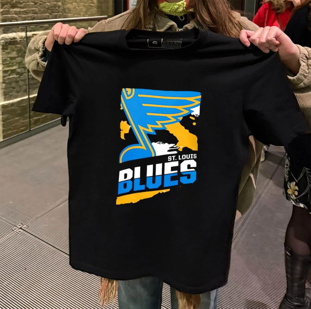 St. Louis Blues Note Logo Blues Hockey shirt