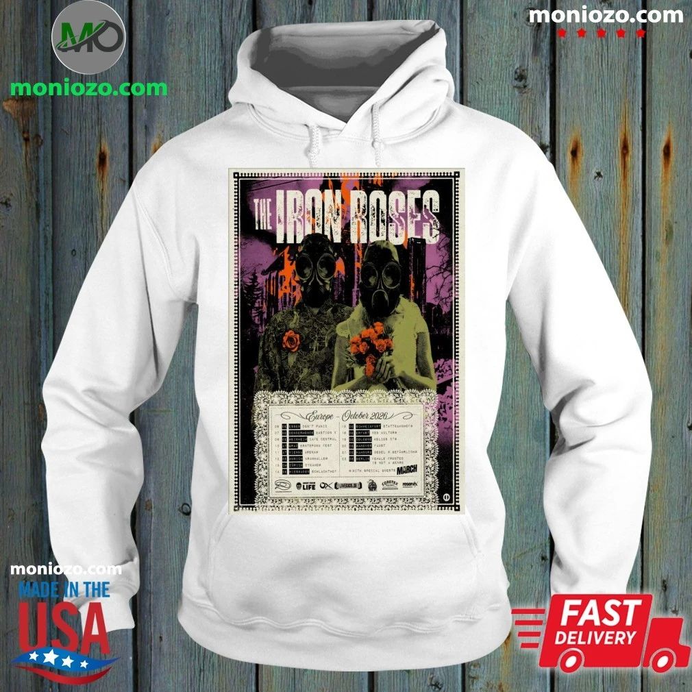 Original The Iron Roses Europe October 2026 Shows Poster Shirt