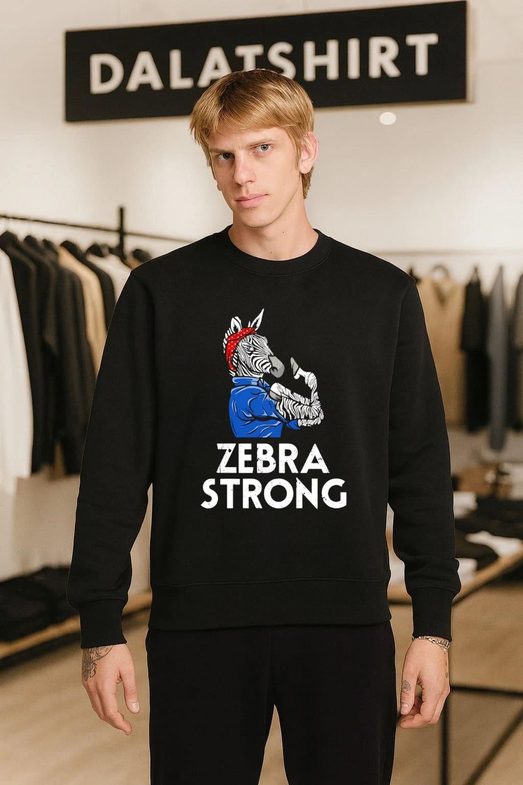 Rosie the Riveter Zebra Strong shirt