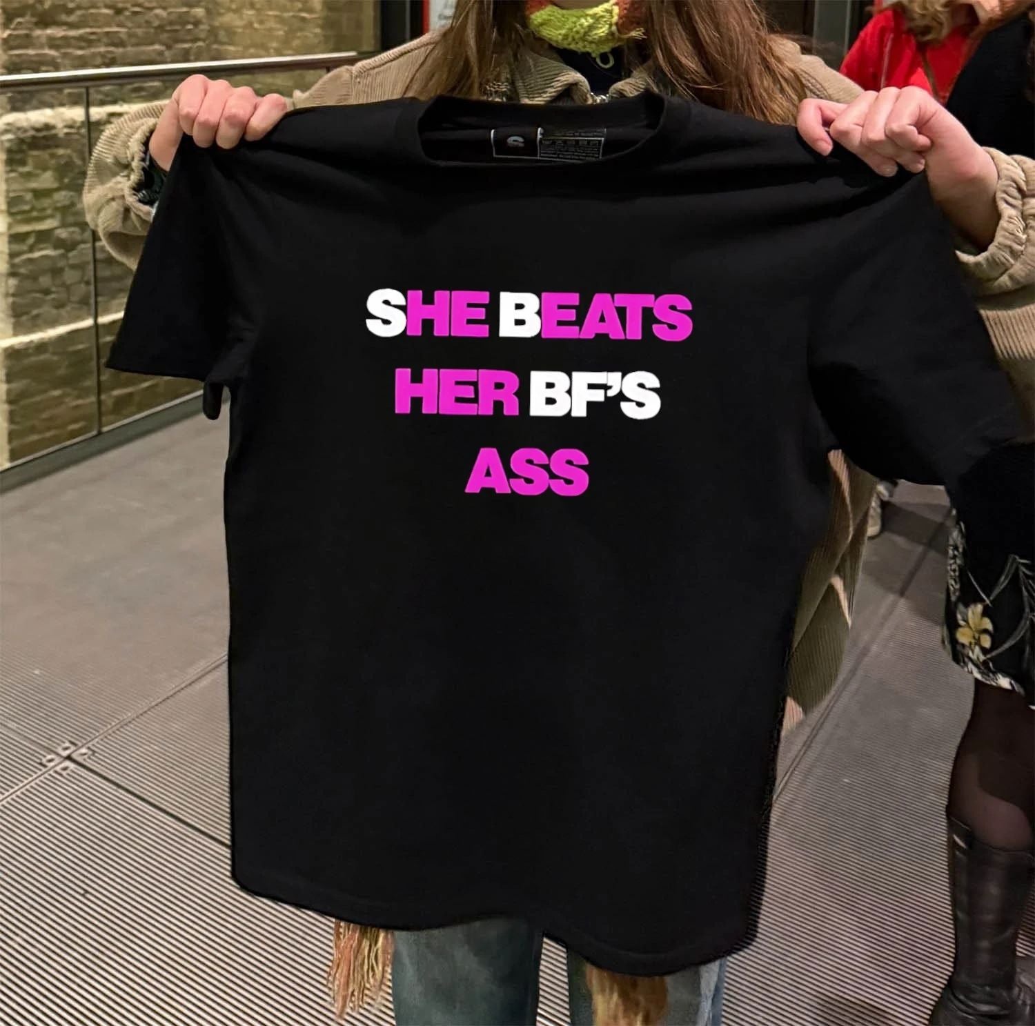 She Beats Her BF’s Ass shirt