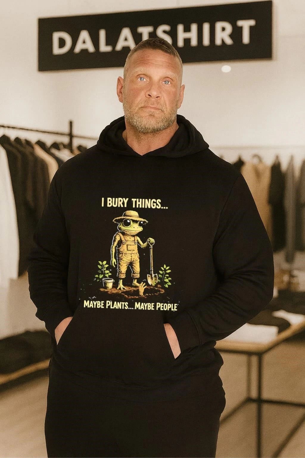 I Bury Things Maybe Plants Maybe People Flog shirt