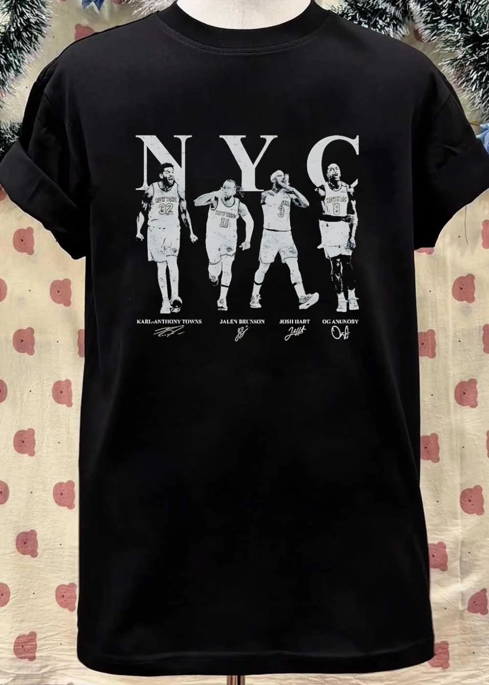 NYC Karl Anthony Towns Jalen Brunson Josh Hart OG Anunoby shirt