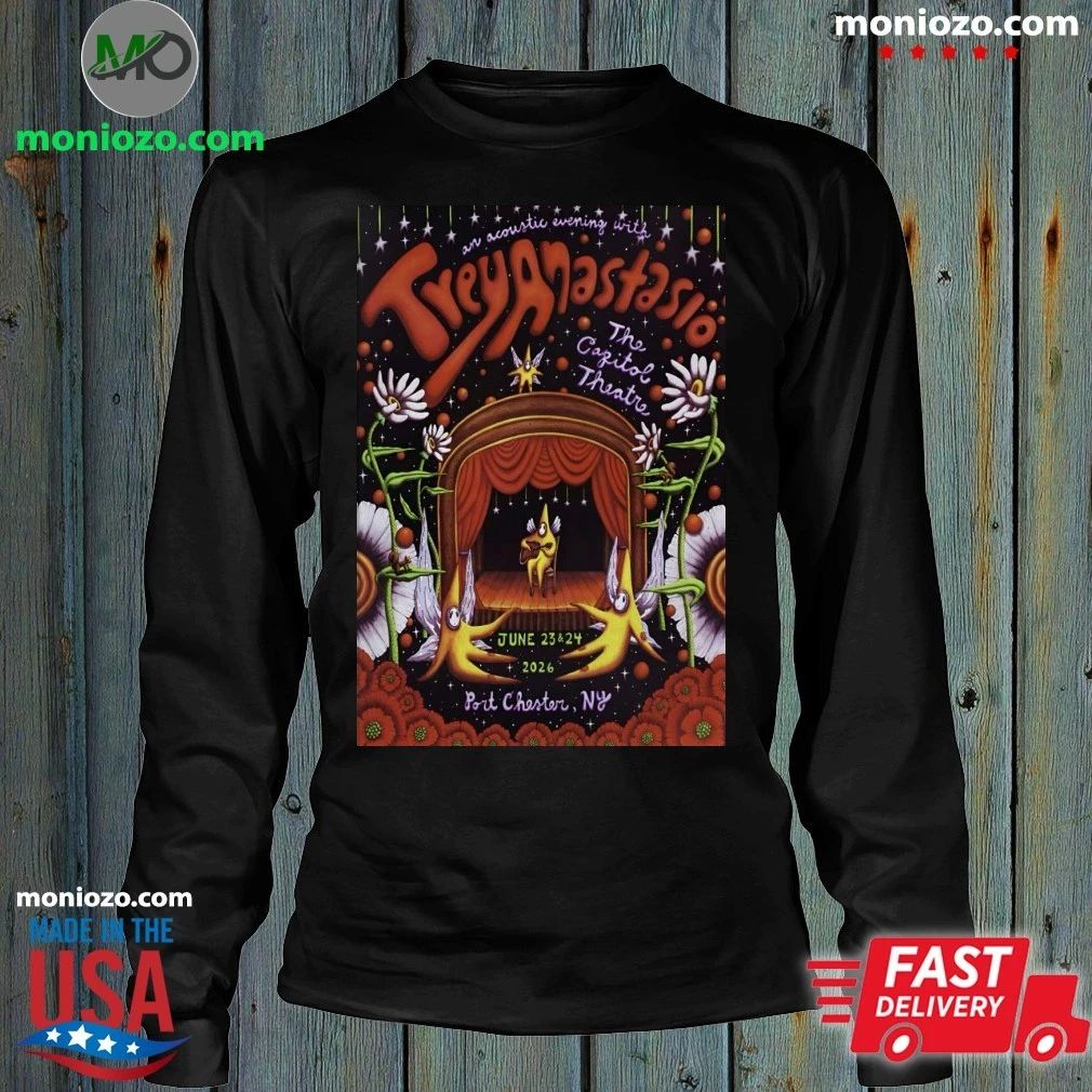 Original Trey Anastasio In Port Chester NY On June 23-24 2026 Tour Poster Shirt