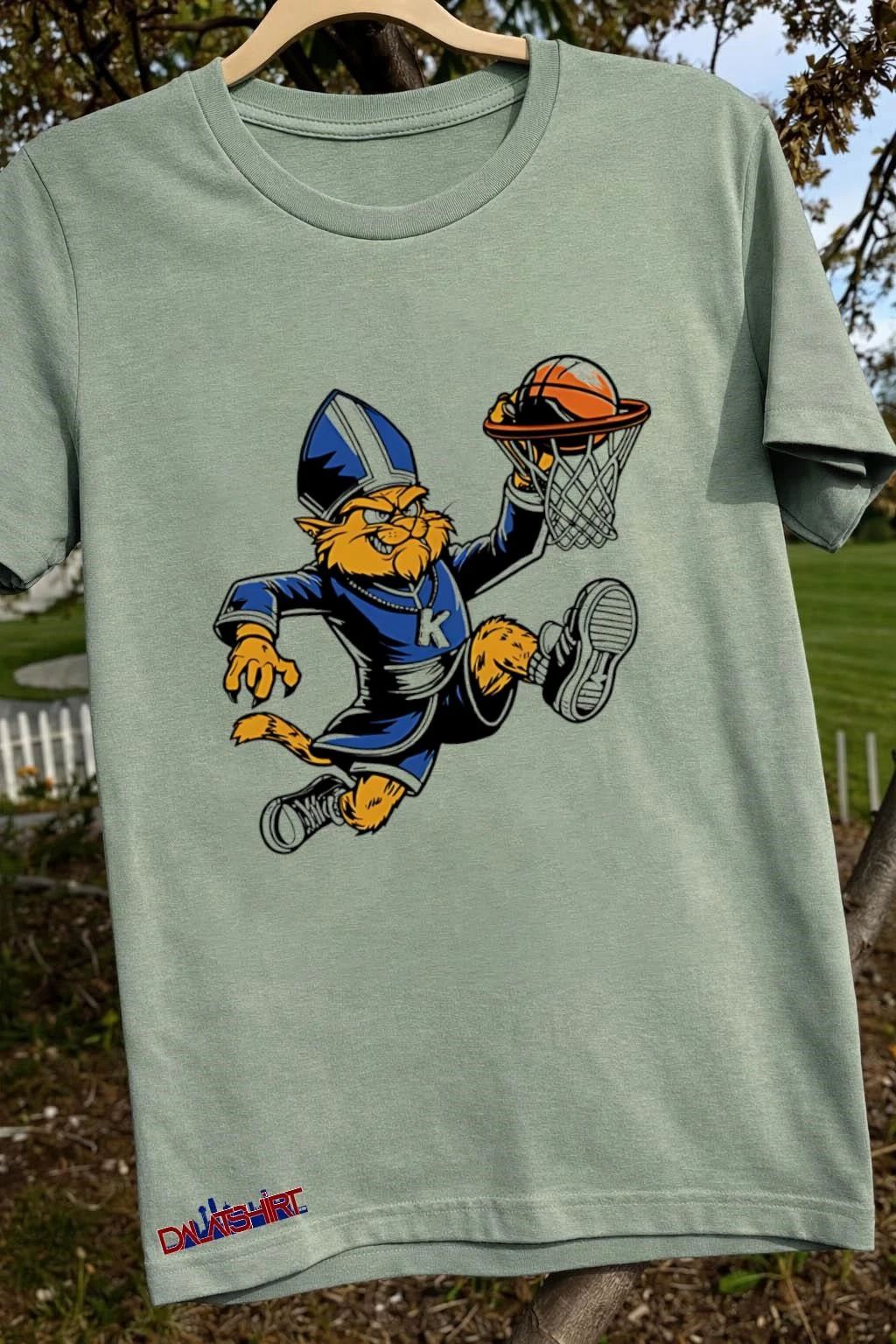 Kentucky Wildcat Mascot Pope Basketball shirt