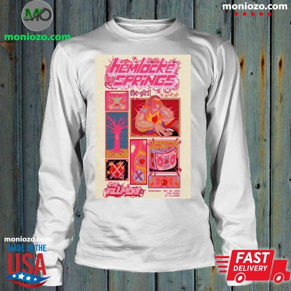 Hemlocke Springs May 20 2026 The Fillmore in San Francisco CA Poster Shirt