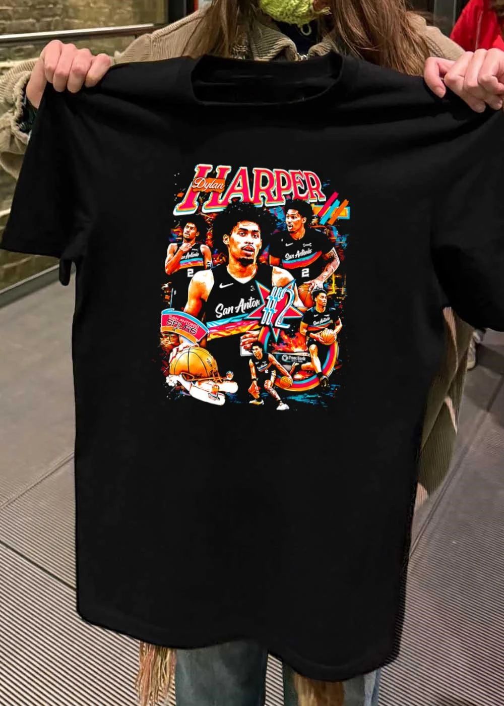 Dylan Harper San Antonio Spurs Number 2 Basketball shirt