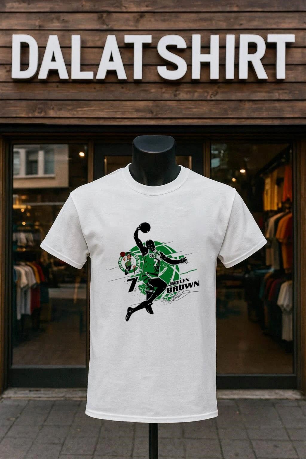 Jaylen Brown Boston Celtics Silhouette shirt