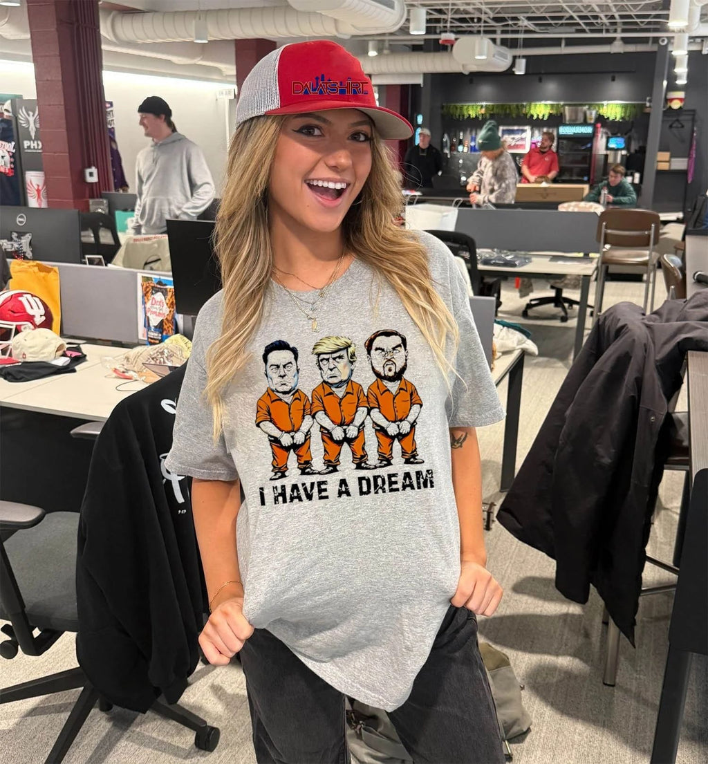 Donald Trump Elon Musk I Have a Dream cartoon shirt