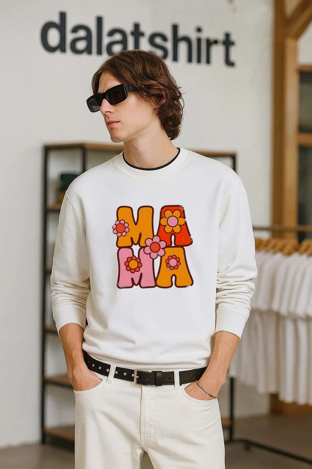 Mama Flower Power Mother’s Day shirt