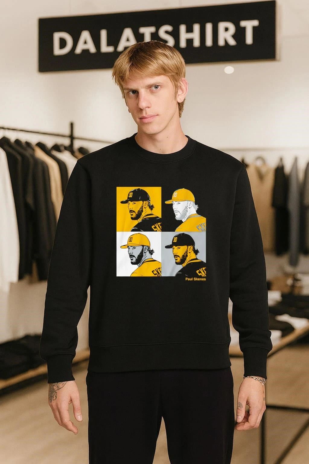 Paul Skenes Collage Panels shirt