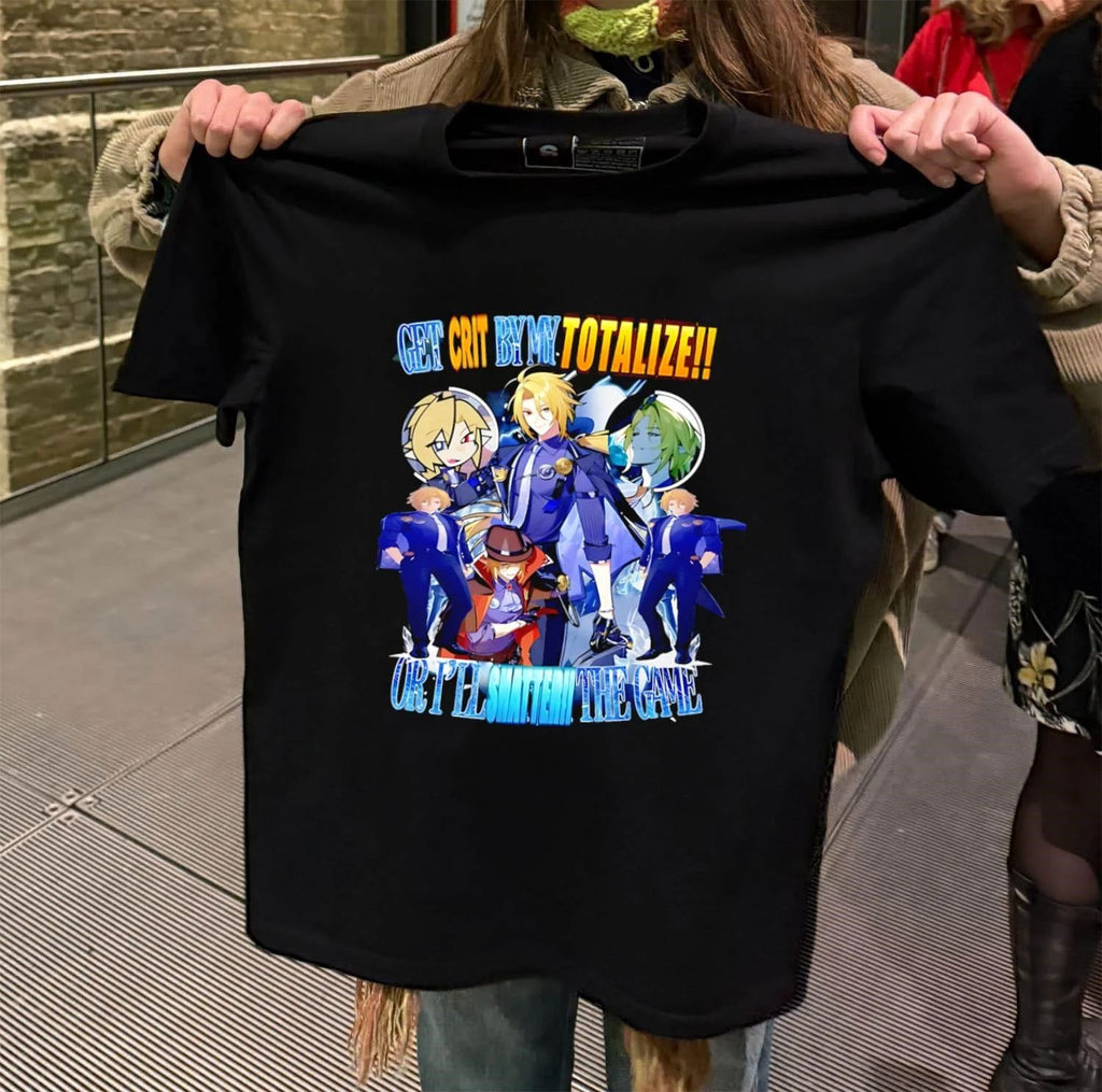 Get Crit By My Totalize Or I’ll Shatter The Game Anime Character shirt