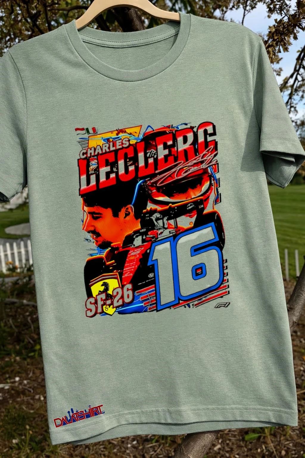 Formula 1 Charles Leclerc for Scuderia Ferrari Car 16 shirt