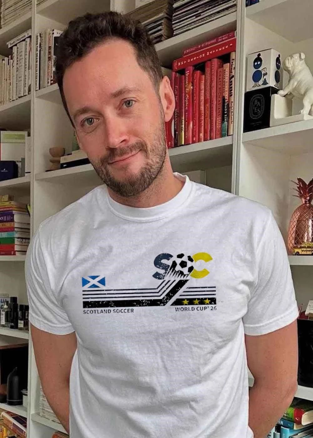 Scotland Soccer World Cup 2026 Saltire Flag shirt