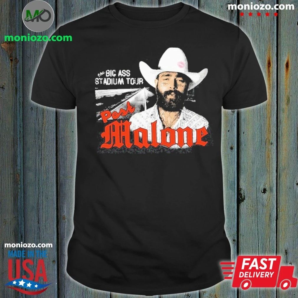 Original Post Malone Big Ass Stadium Tour Photo T-Shirt