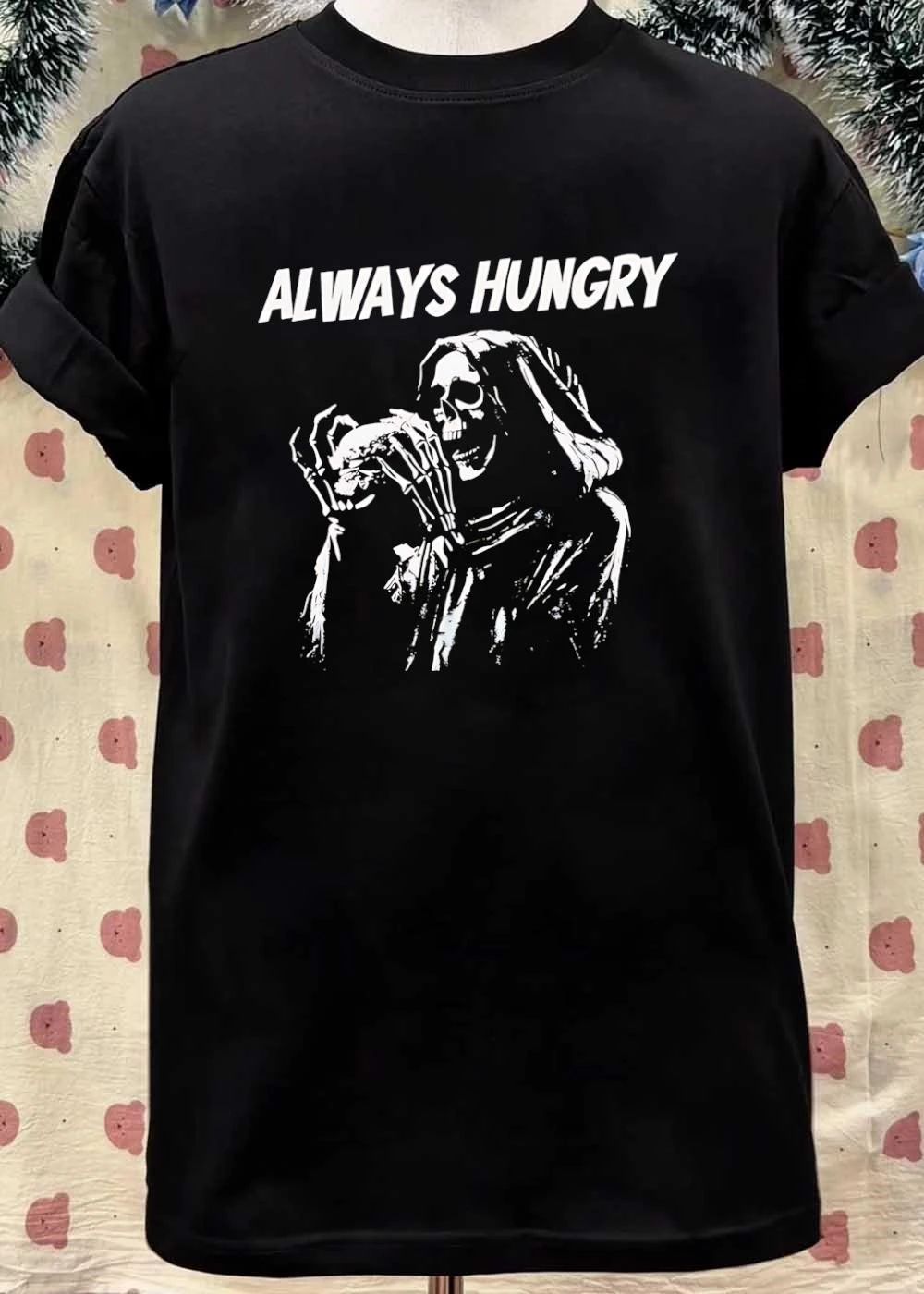 Skeleton always hungry Brennen Taylor shirt
