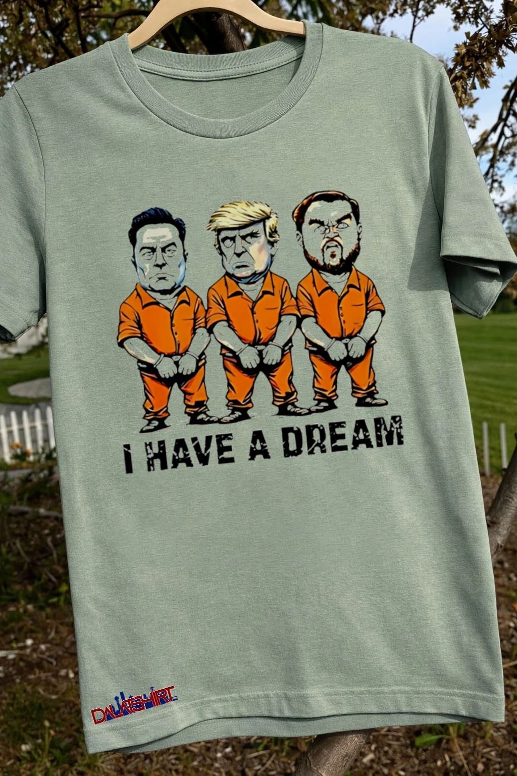 Donald Trump Elon Musk I Have a Dream cartoon shirt