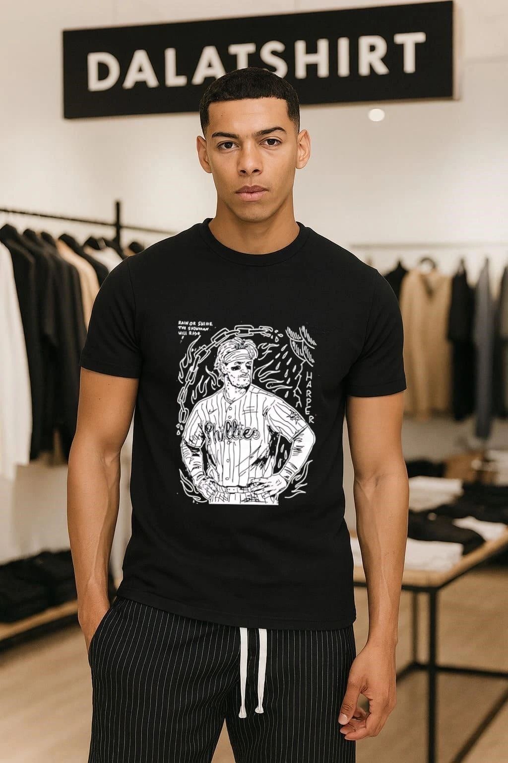 Bryce Harper Rain Or Shine The Showman Will Rise shirt