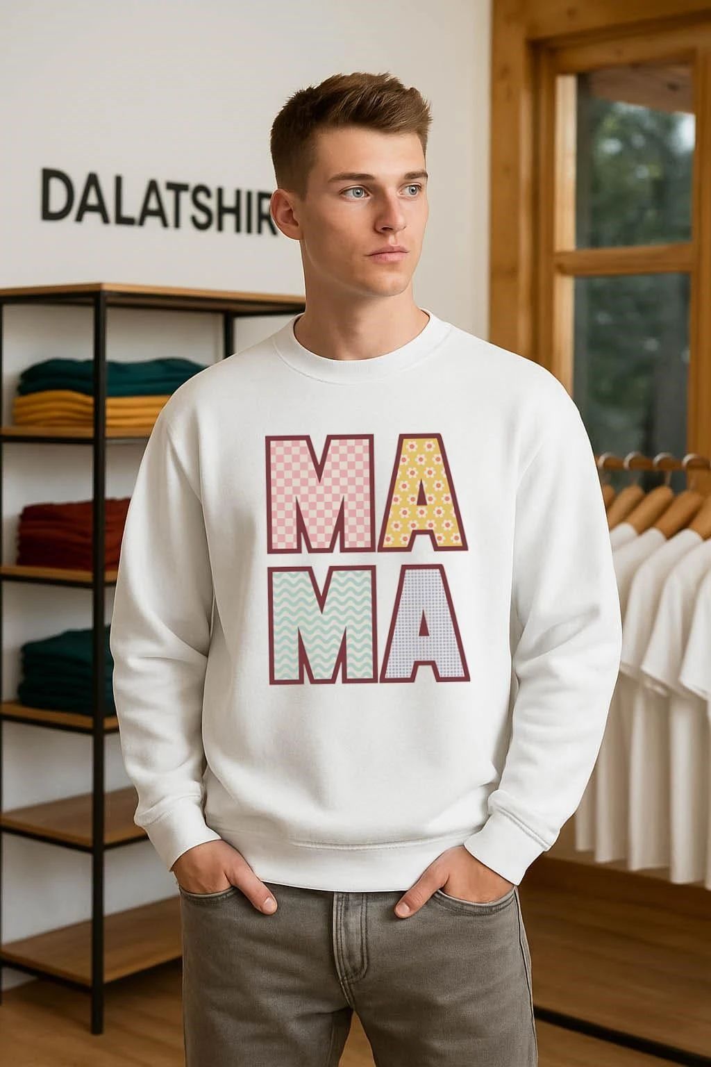 Mama Pattern Fills Mother’s Day shirt