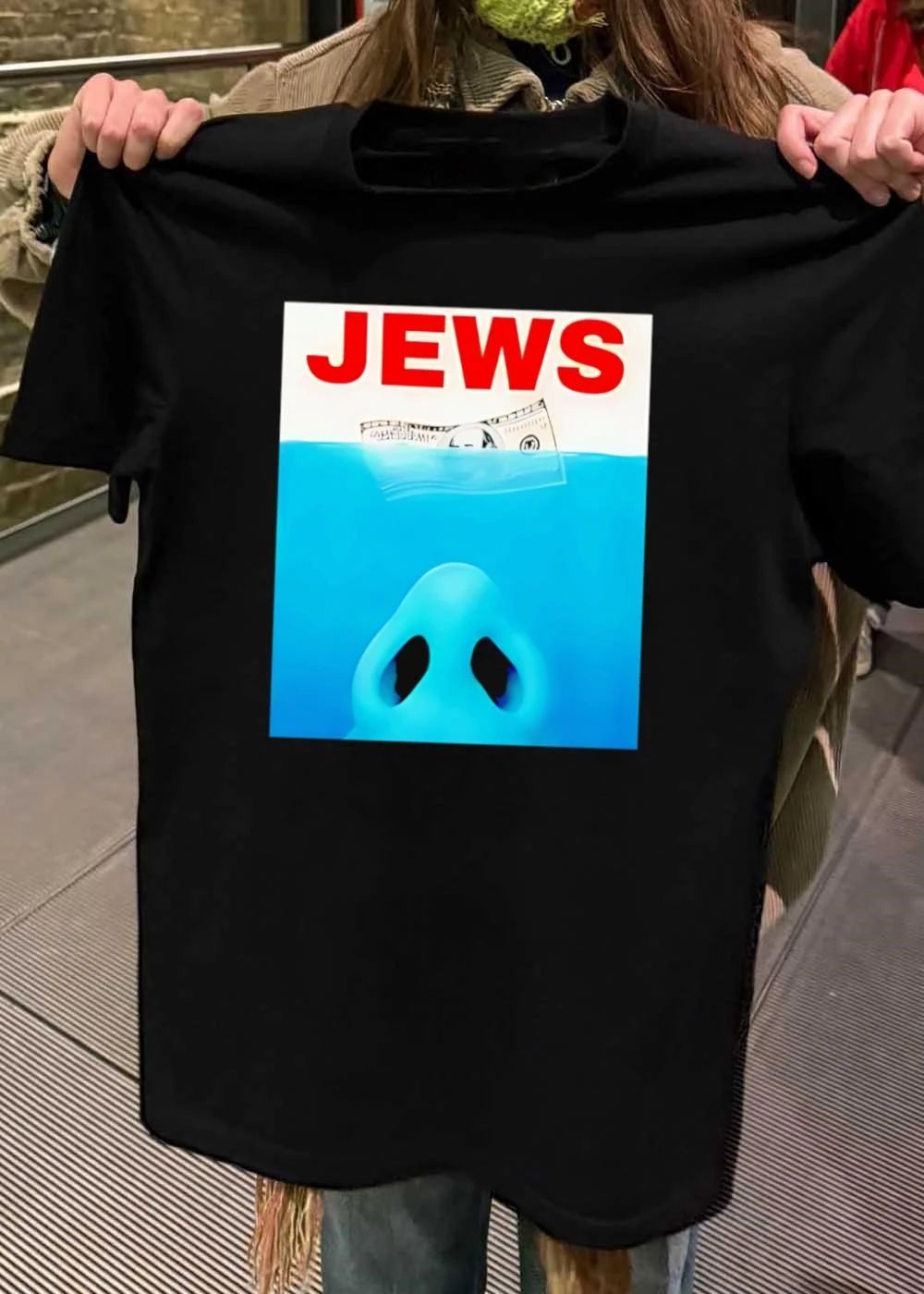 Jaws X Jews Dolar shirt