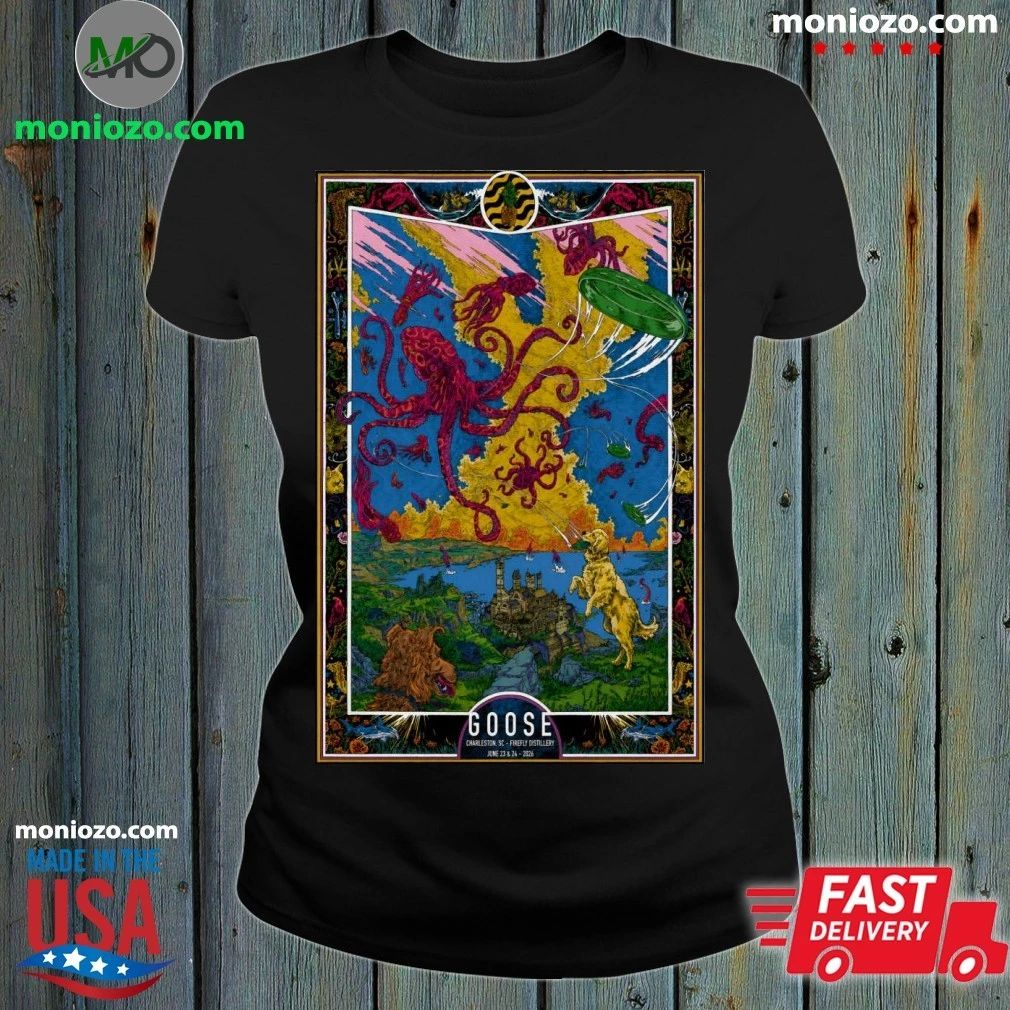 Goose In North Charleston SC On June 23-24 2026 Tour Poster Shirt