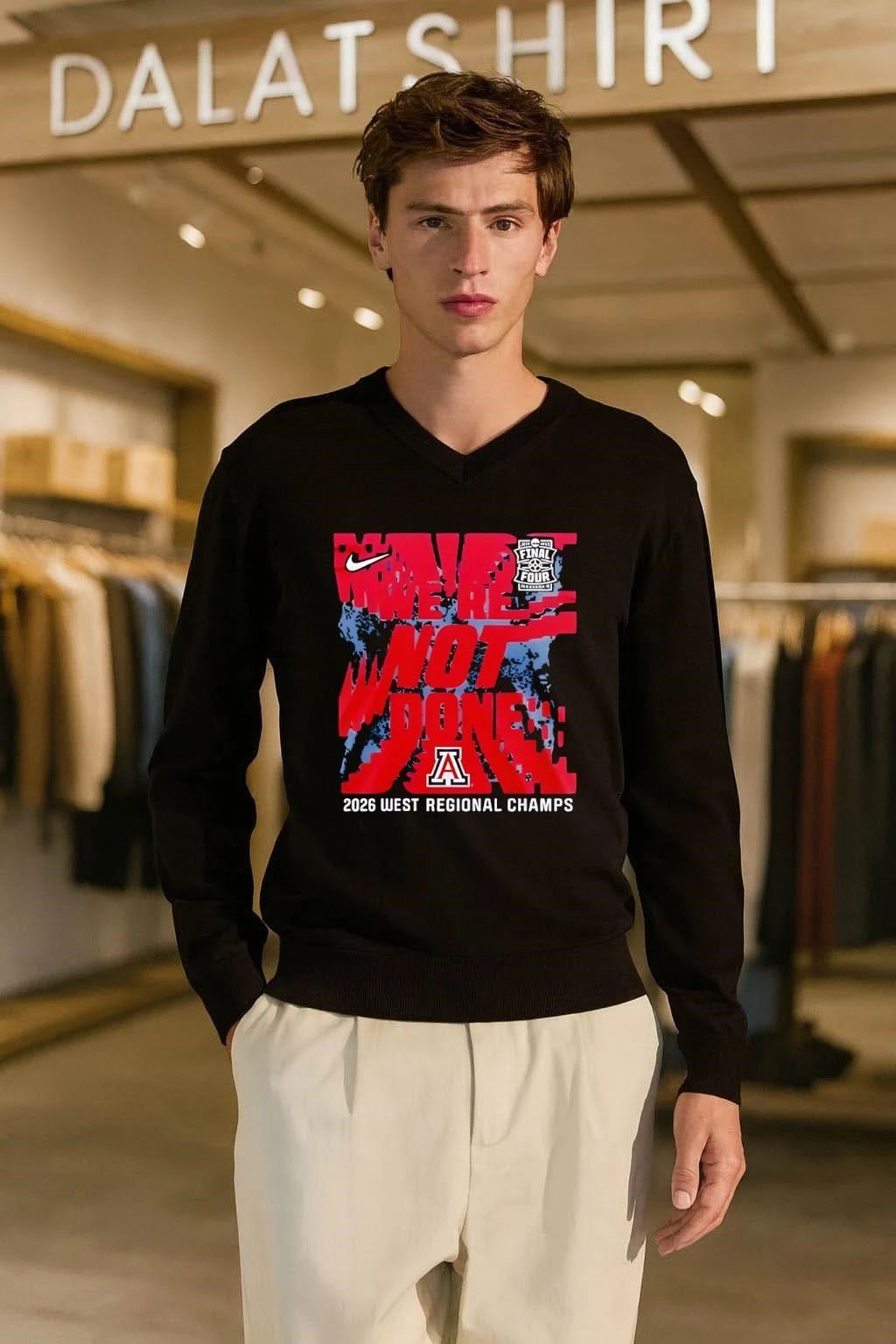 Arizona Wildcats Men’s Basketball Final Four Locker Room 2026 shirt