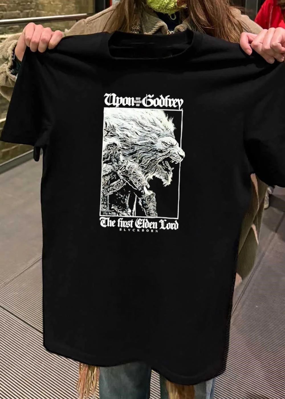 Upon my name as Godfrey The first Elden Lord Lion shirt