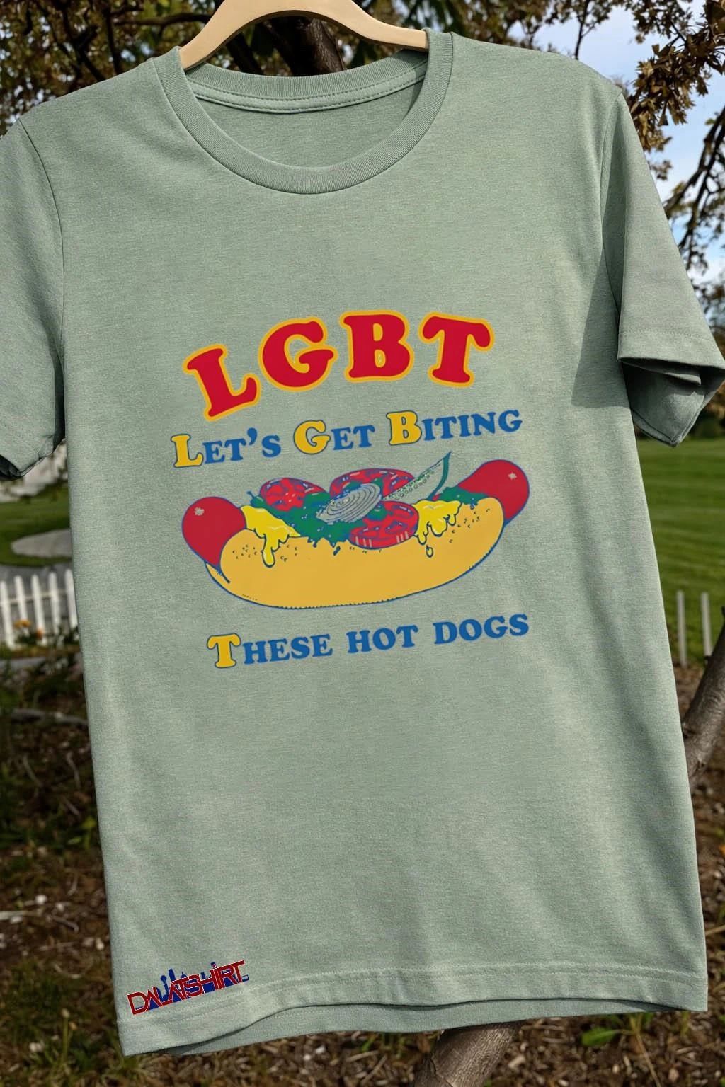 LGBT Let’s Get Biting These Hot Dogs shirt