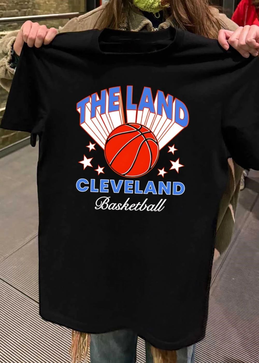 The Land Cleveland Basketball Orange Ball shirt