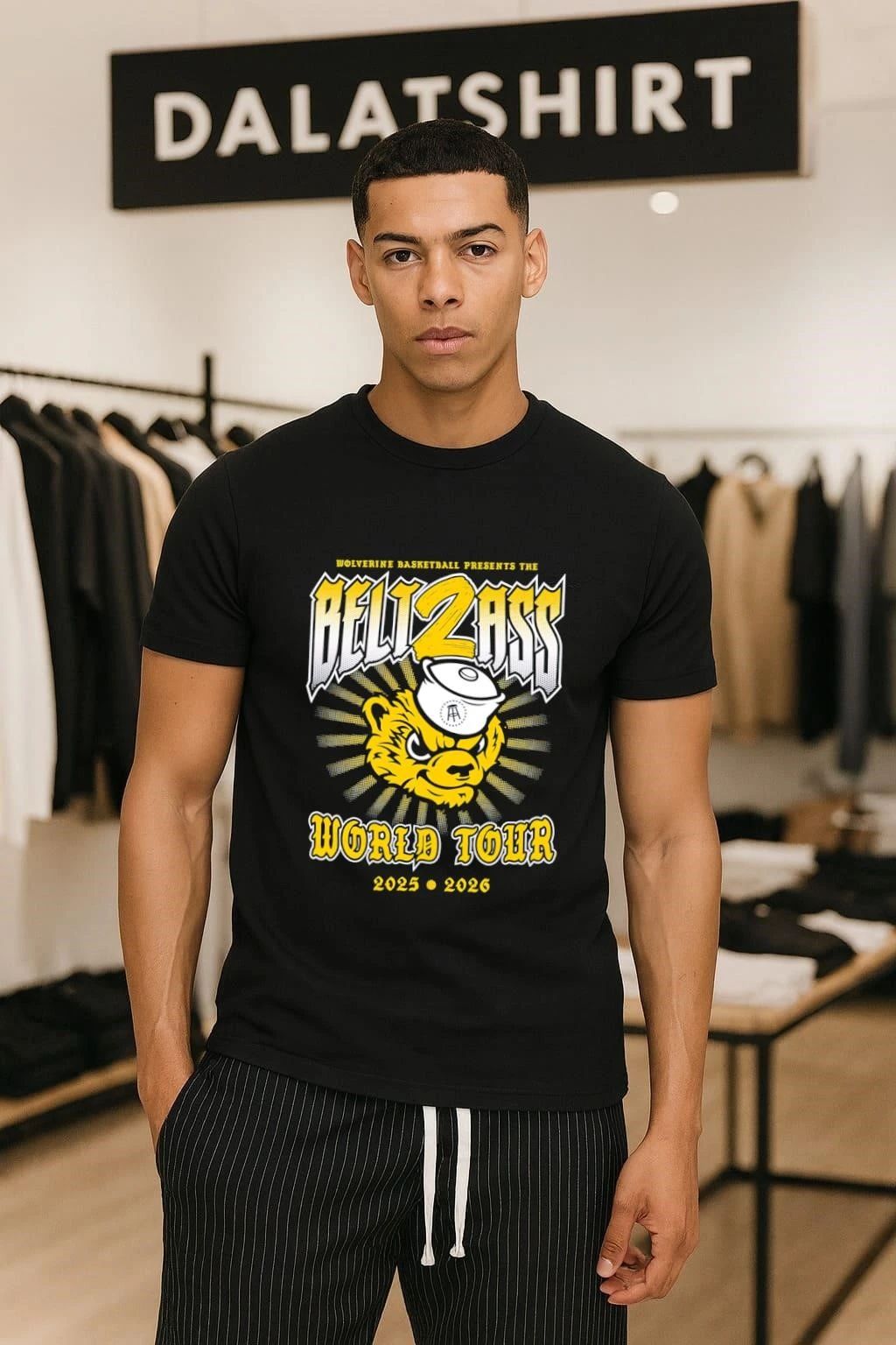 Michigan Champs Basketball Tour Title Premium shirt