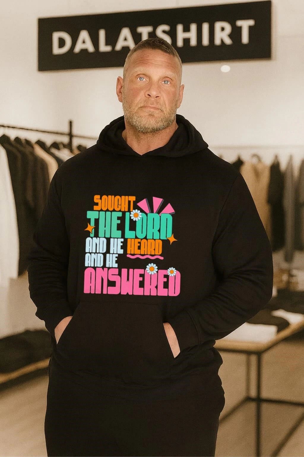I Sought The Lord And He Heard And Answered Retro shirt
