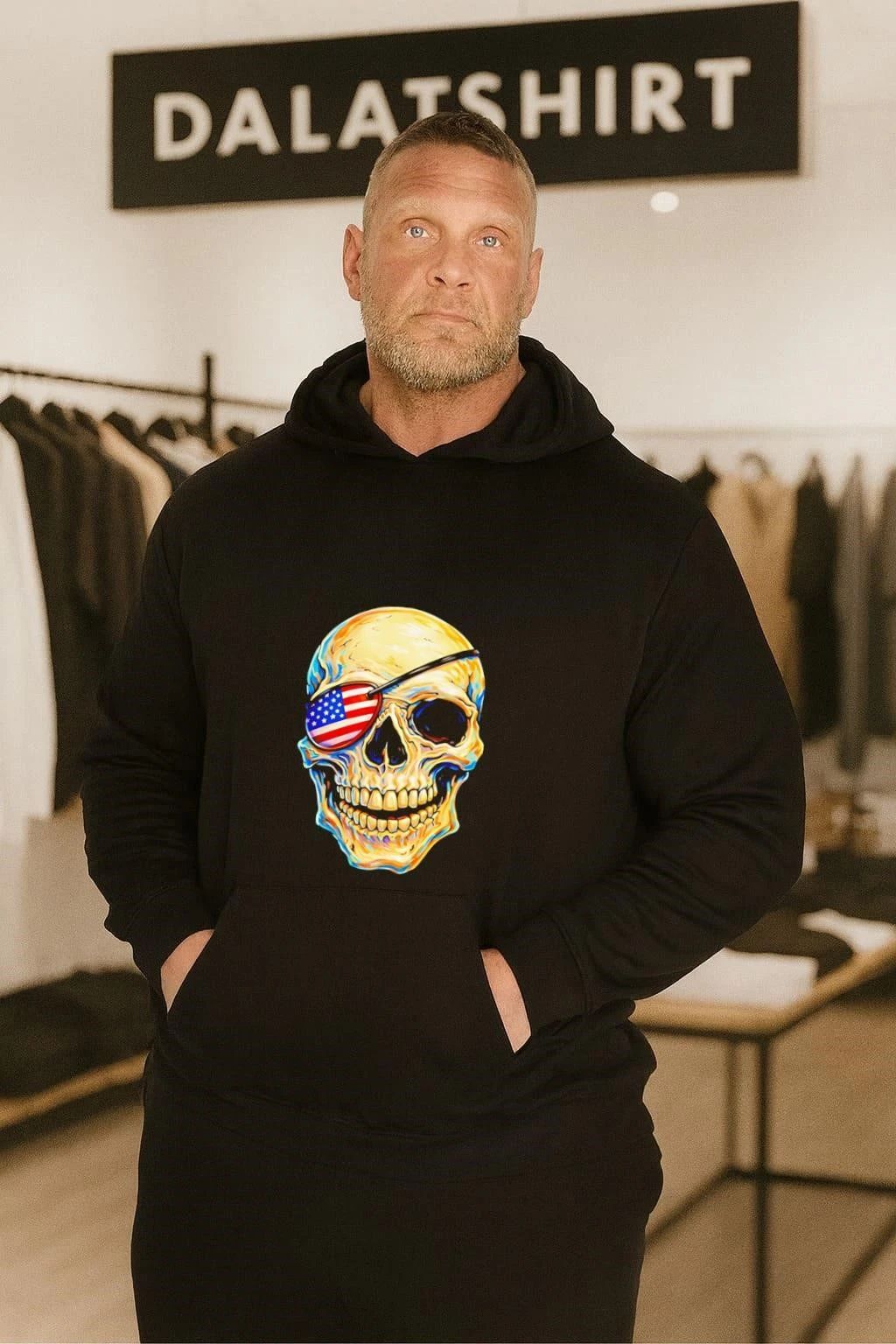 Pirate Skull USA 250th shirt