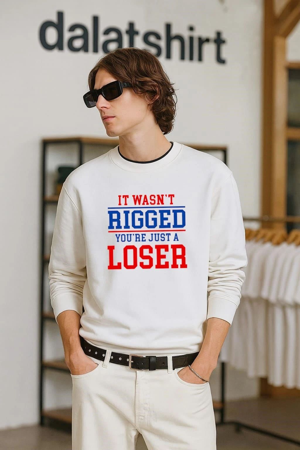 It wasn’t rigged you’re just a loser shirt