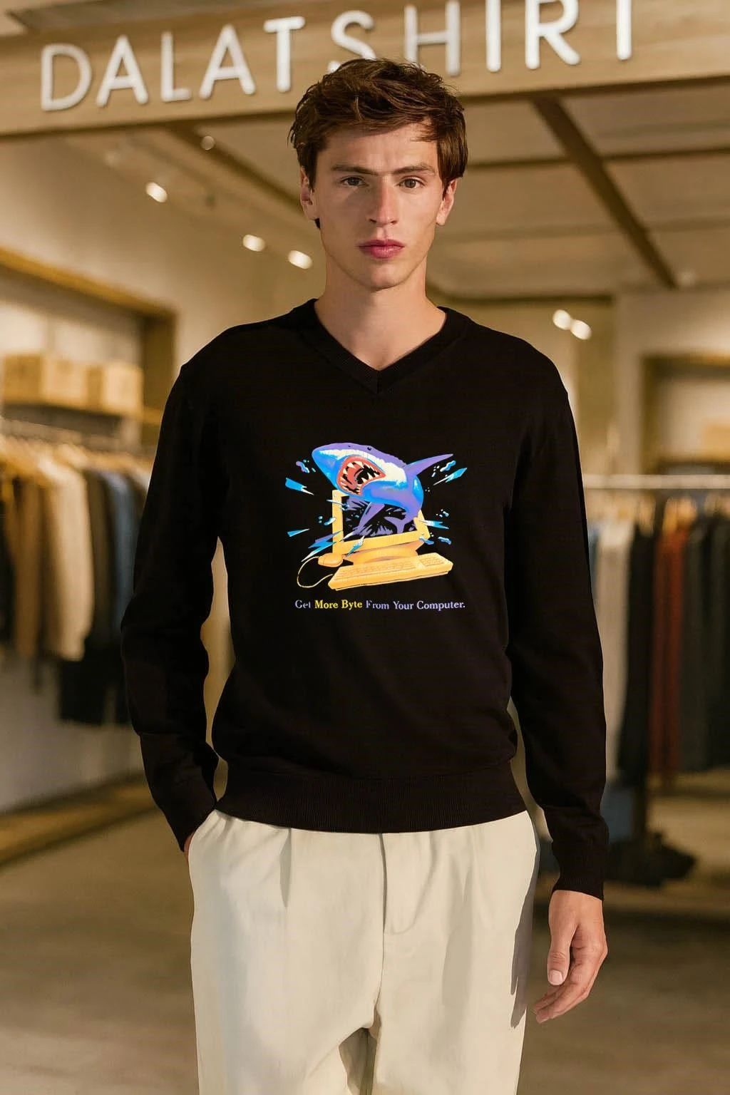 Get More Byte From Your Computer Shark shirt