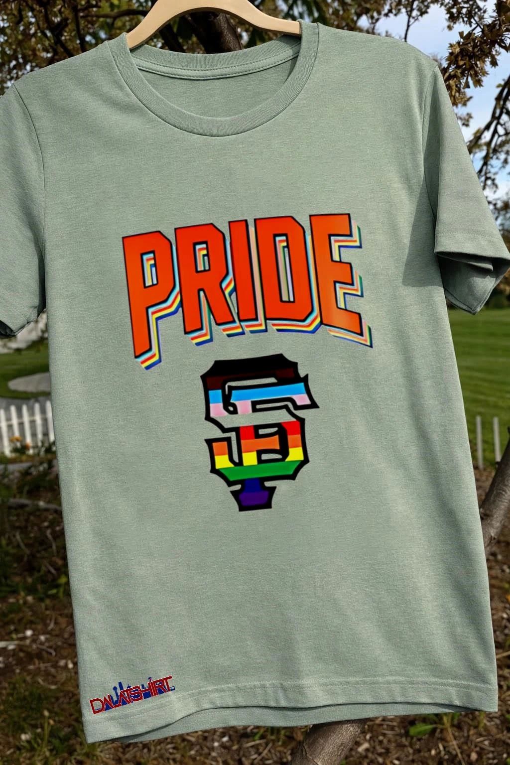 2025 Giants Celebration Pride Month Baseball shirt