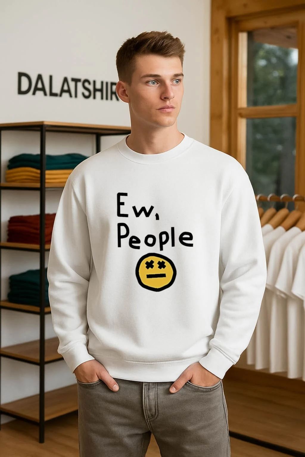 Ew People Dead Face Emoji shirt