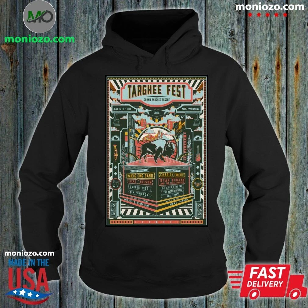Targhee Fest July 10-11 2026 Grand Targhee Resort Alta Wyoming Poster Shirt
