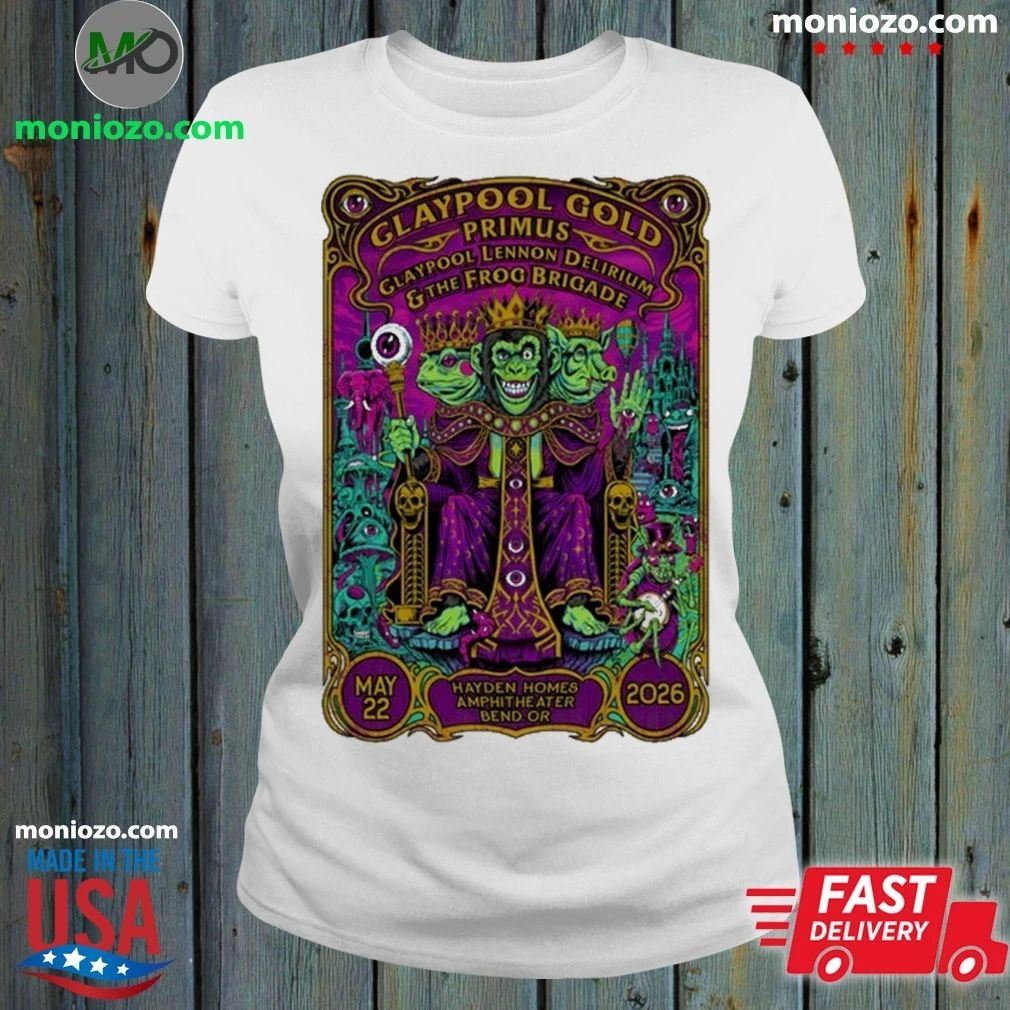 Original Primus Hayden Homes Amphitheater in Bend OR May 22 2026 Shirt
