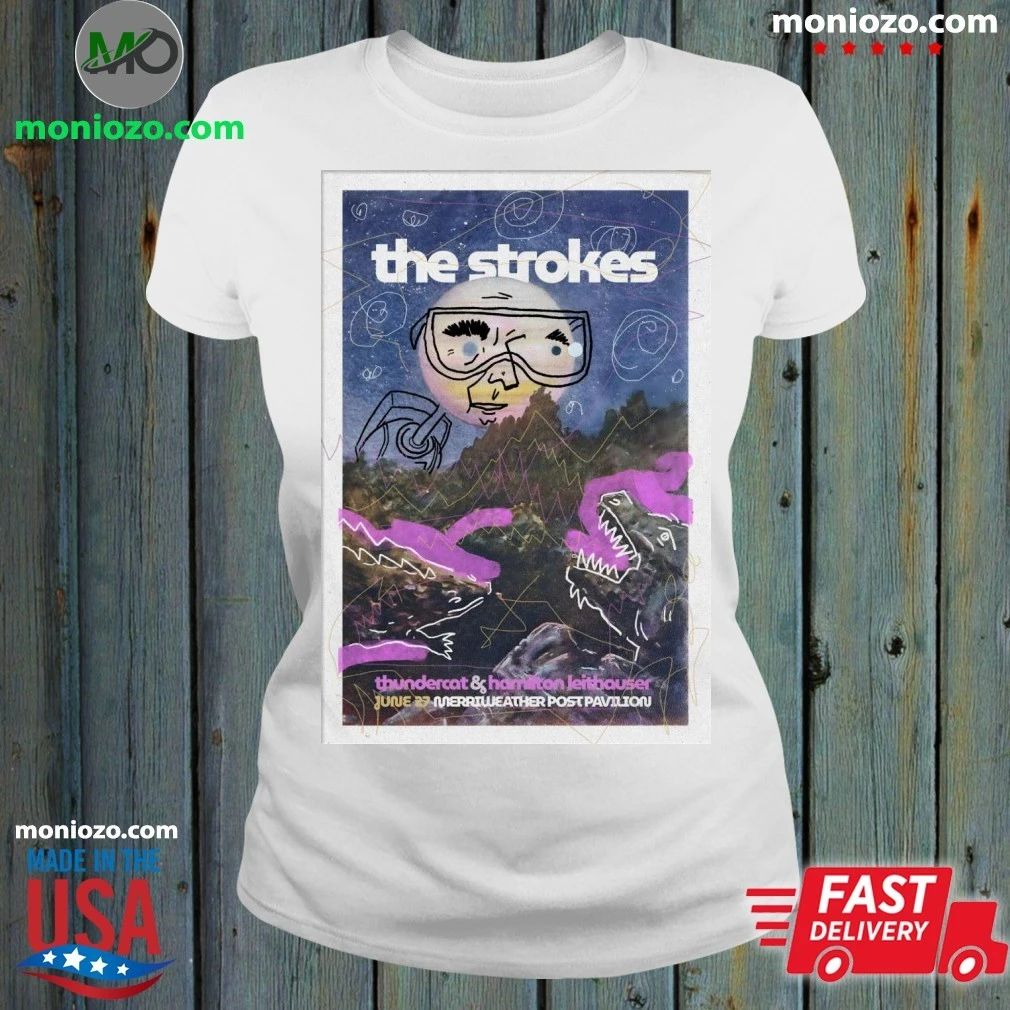 Original The Strokes Columbia MD Tour On June 27 2026 Poster T-Shirt
