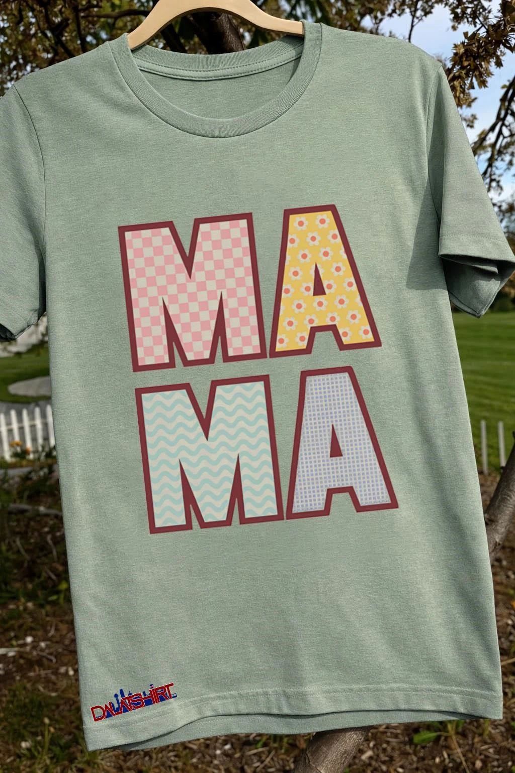 Mama Pattern Fills Mother’s Day shirt