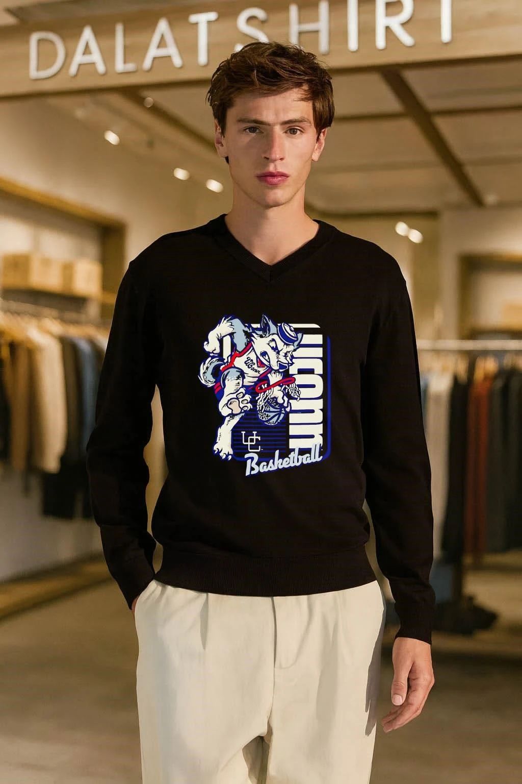 UConn Huskies basketball 2026 Mascot Dunk shirt